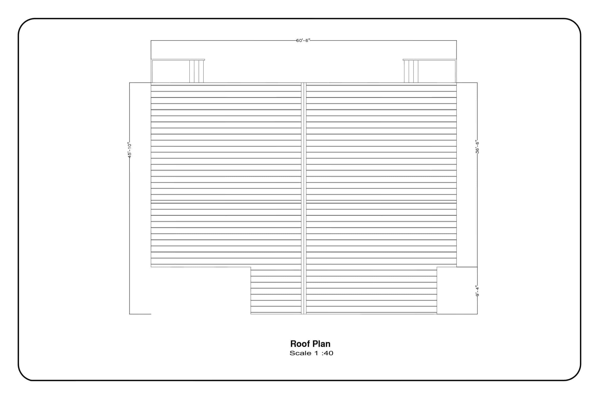 36x60 Modular Classroom Floor plan